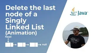 How to delete last node of a Singly Linked List in Java ?