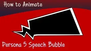 Animating Dynamic Speech Bubbles | Persona 5 style | After Effects Tutorial