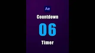 Easy Countdown Timer - After Effects Tutorial