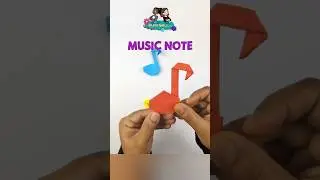 There’s tons of fun ways to use paper for making music! Start with a music note! 🎶 