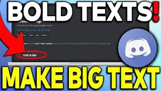 How To Write Bigger Text On Discord | Make Bigger and Bolder Texts! (2023)