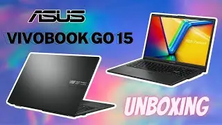 Unboxing  Affordable  Laptop For Students ASUS VIVOBOOK GO 15