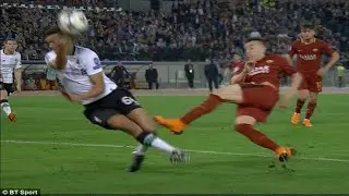 Roma denied penalty in Champions League semi-final second leg against Liverpool after Trent