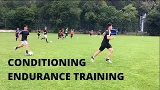 Youth Football Conditioning Training | ENDURANCE With a Ball ⚽️ | U17/U19 | GERMANY 🇩🇪