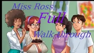 Miss Ross Full Walk through | Summertime Saga 0.20.1 | Art Class Teacher Complete Quest.