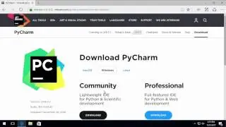 Installing Python 3 and PyCharm in Win 10