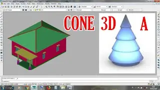 479 CONE BEBAS 3D AUTOCAD