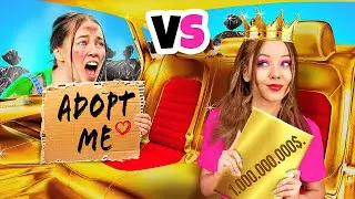 I Got Adopted by Billionaires 💰 My Crazy Rich Family Life: Funny Situations