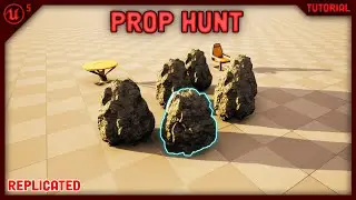 UE5: Prop hunt mechanic (Tutorial)