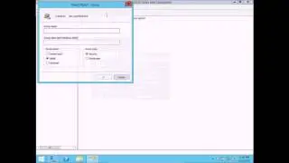 How To Create An OrganiZational Unit, Groups In Windows Server 2012 R2