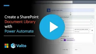 How to Create a SharePoint Document Library with Power Automate