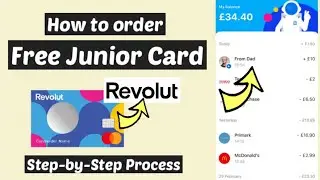 Revolut Free Junior Card Order | Apply for Revolut Under 18 card for Juniors | Revolut Free Card
