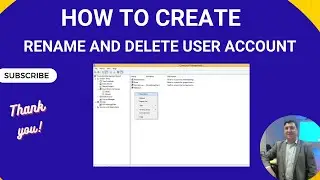 How to Create User account | how to rename user account | how to delete user account | windows 8