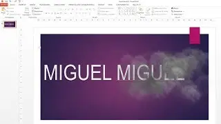 Tutorial Como dar movimientos a las letras y imágenes en power point