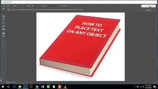 how to place text on any object | photoshop tutorial | how to place text on any object in photoshop