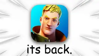 fortnite mobile is back.