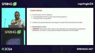 Continuations: The magic behind virtual threads in Java by Balkrishna Rawool @ Spring I/O 2024