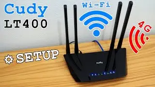 Cudy LT400 4G Router Wi-Fi • Unboxing, installation, configuration and test