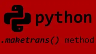 Python maketrans() string method