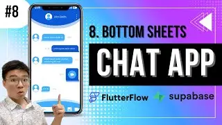 NoCode Chat App with FlutterFlow and Supabase (Part 8)