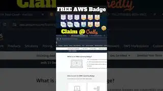 நீங்க AWS FREE Training Plus Digital Badge Earn பண்ணனுமா ? 👇👇 #awsdigitalbadges