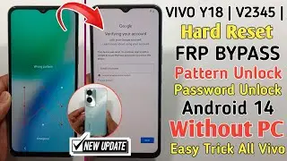 How To Hard Reset VIVO Y18 | Password Reset | VIVO Y18 Bypass Google Account Android 14 Without Pc
