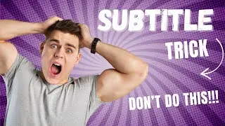 How to Add Subtitles in Adobe Premiere Pro | Premiere Pro Tutorial