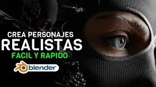 CREA PERSONAJES REALISTAS en BLENDER con UN CLICK! 🔥 | Humanify Addon