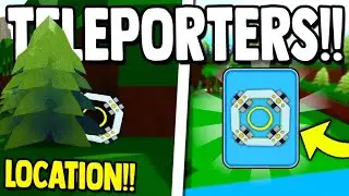 *FREE* TELEPORTERS LOCATION | Build a boat for treasure ROBLOX