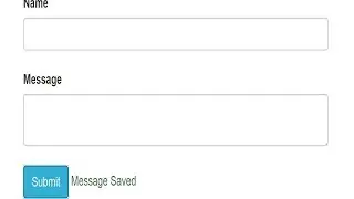Form Submit with Fade Out Message using Jquery Ajax PHP