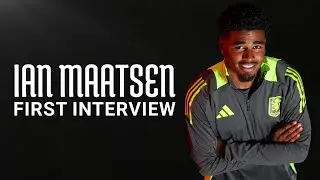 IAN MAATSEN | First interview as an Aston Villa player 🦁