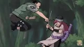 SHIKAMARU VS TAYUYA, TEMARI CHEGA PARA AJUDAR SHIKAMARU!