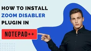 How to Install zoom disabler plugin in Notepad++
