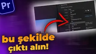 Videoyu kaydetme ve çıktı alma için En İyi Render Alma Ayarları Nedir? | Temel Premiere Pro Eğitimi