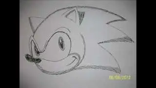 how to draw sonic the hedgedog