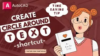 TCIRCLE Command | Using a Shortcut to Encircle Text | AutoCAD Tutorial