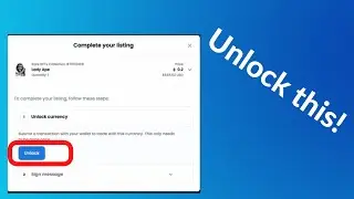 How to Fix Unlock Currency Transaction Error on OpenSea | opensea unlock currency not working