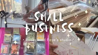 Starting my own stationery business | Studio vlog | Small business expands