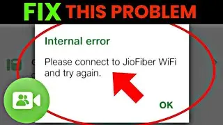 Jio Join Internal Error Solution 100% Working || Jio Join Internal Error