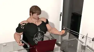 Muscle Growth Transformation Animatiom
