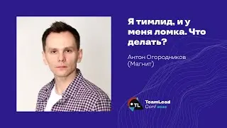 Я тимлид, и у меня ломка. Что делать? / Антон Огородников (Магнит)