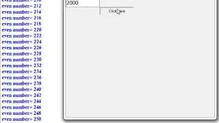Python: tkinter listbox with radio buttons exception handing print even and odd numbers