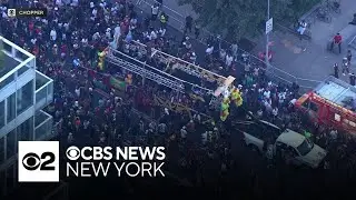 J'ouvert 2024 underway in Brooklyn before West Indian Day Parade