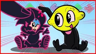 Anime Chibi Fnf vs Finger - Friday Night Funkin Animation - Evil Boyfriend & Demon Lemon