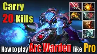 THIS ARC WARDEN BUILD IS INSANE! 🔨⚡ 20 Kills! (Dota 2) Gameplay 4K