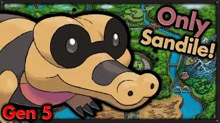 Can I Beat Pokemon Black with ONLY Sandile? 🔴 Pokemon Challenges ► NO ITEMS IN BATTLE