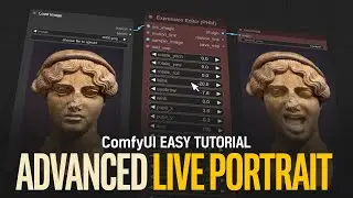 ComfyUI Advanced LivePortrait Easy Tutorial Facial Animation