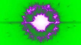 Purple Fire Ring Effect (green screen)