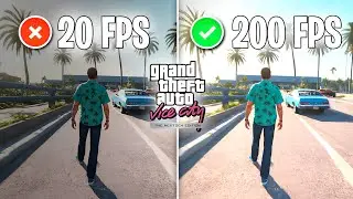 How To Fix Lag & Low FPS in GTA Vice City Next Gen Edition (1GB RAM)