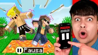 ENFRENTÉ a Mis Amigos CONTROLANDO el TIEMPO en MINECRAFT